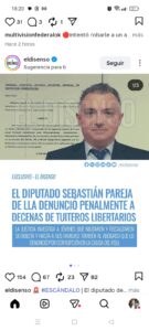 Un abogado denunció a los Twitteros de Milei