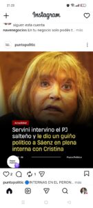 Otra vez la jueza Servini de Cubria trata de digitar las elecciónes provinciales en Salta.