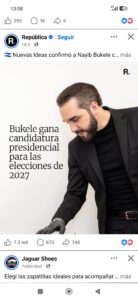 Bukele domina las elecciones en centro américa y va por su 3 mandato presidencial